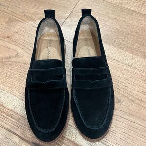EUC Kelsi Dagger Women’s Black Suede Loafer 8